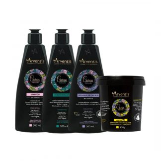 Shampoo para todos os cachos, Condicionador, Ativador( creme de pentear) para onduladas e cacheadas e Máscara 2 em 1