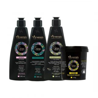 Shampoo, Condicionador, Ativador(creme de pentear) para Crespas e Crespíssimas e Máscara 2 em 1